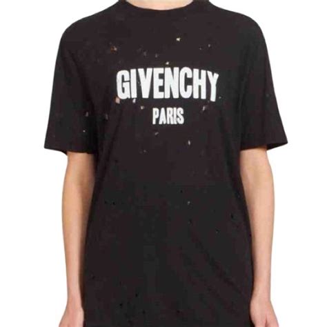 givenchy shirt women's replica|Givenchy t shirt with holes.